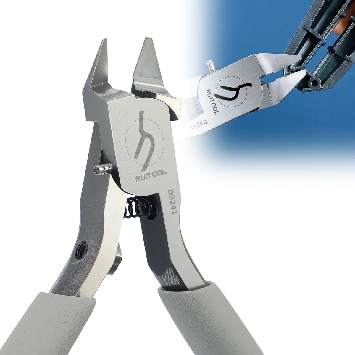 RUITOOL Single-Blade Model Nipper, Compact Gray
